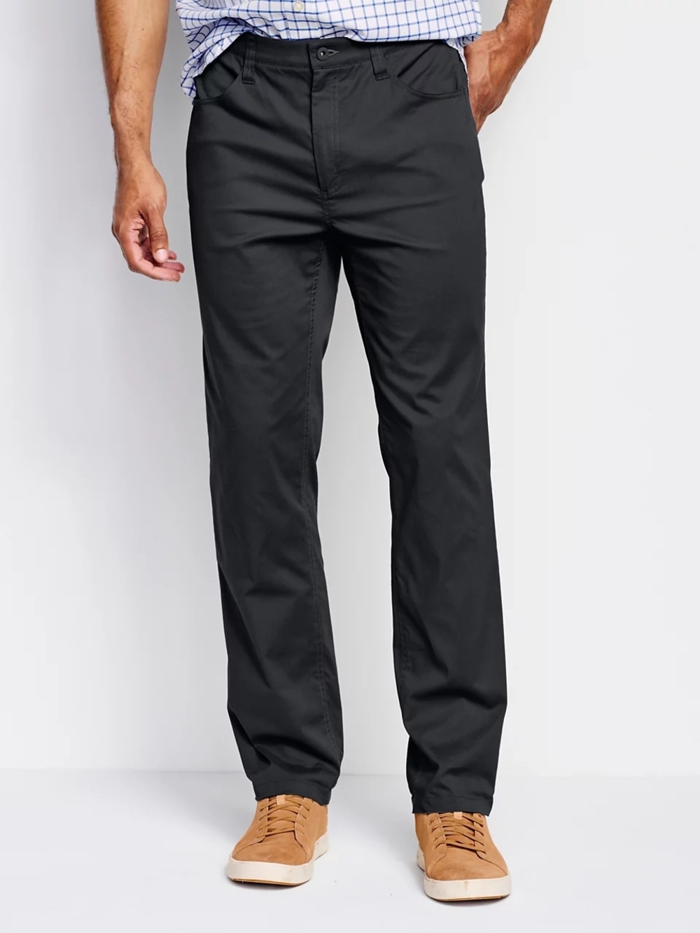 Orvis Men's Black Straight-Leg Pants